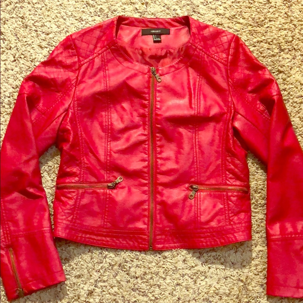 Red Leather Jacket!